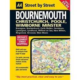 Bournemouth: Midi (AA Street by Street) Paperback Book