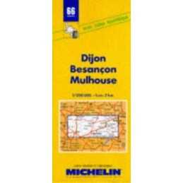 Michelin Map 66 Dijon, Besancon, Mu... by Michelin Travel Publ Sheet map, folded