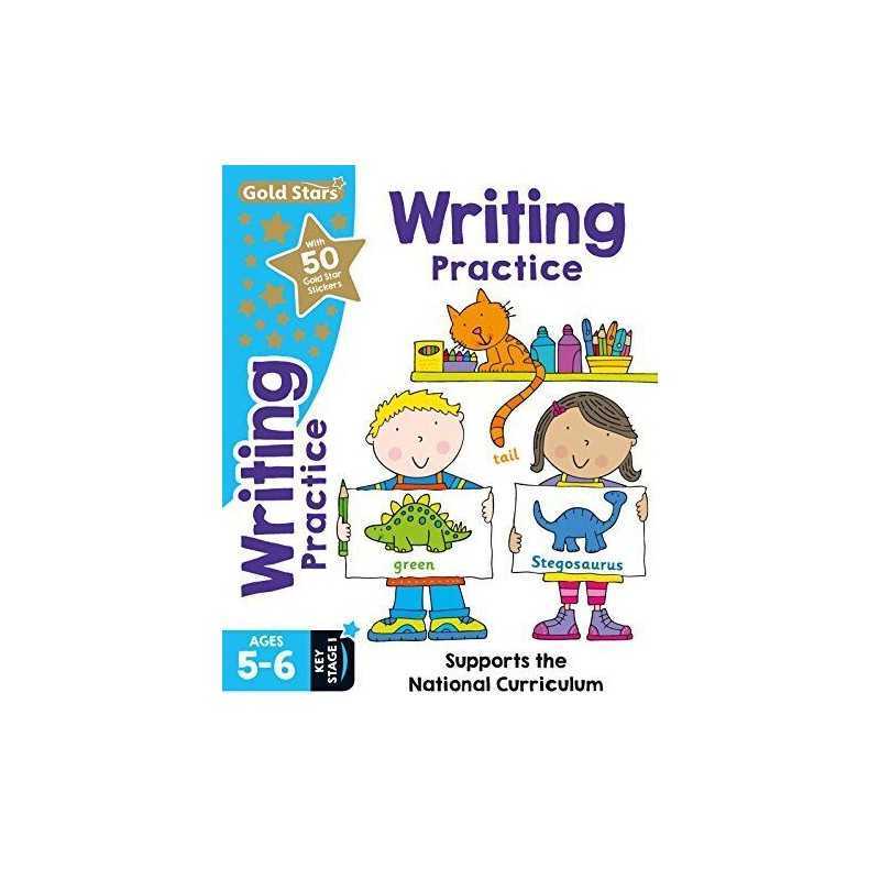 Gold Stars Writing Practice Ages 5-6 Key Stage 1: Supports th... by Nina Filipek