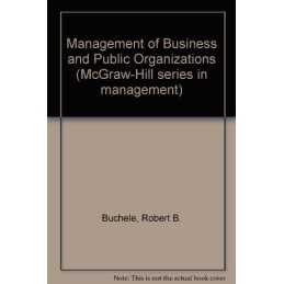 Management of Business and Public O..., Buchele, Robert