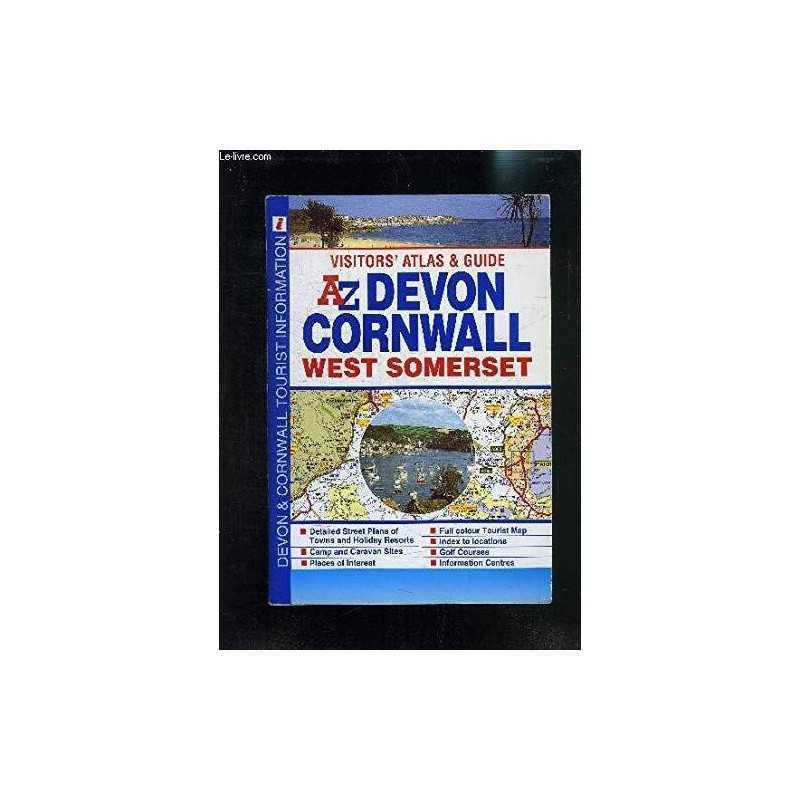 Devon, Cornwall and West Somerset Visitors Atlas Paperback Book  Fast