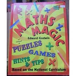 Maths Magic: Puzzles + Games, Hints & Tips by Edward Godwin Book  Fast