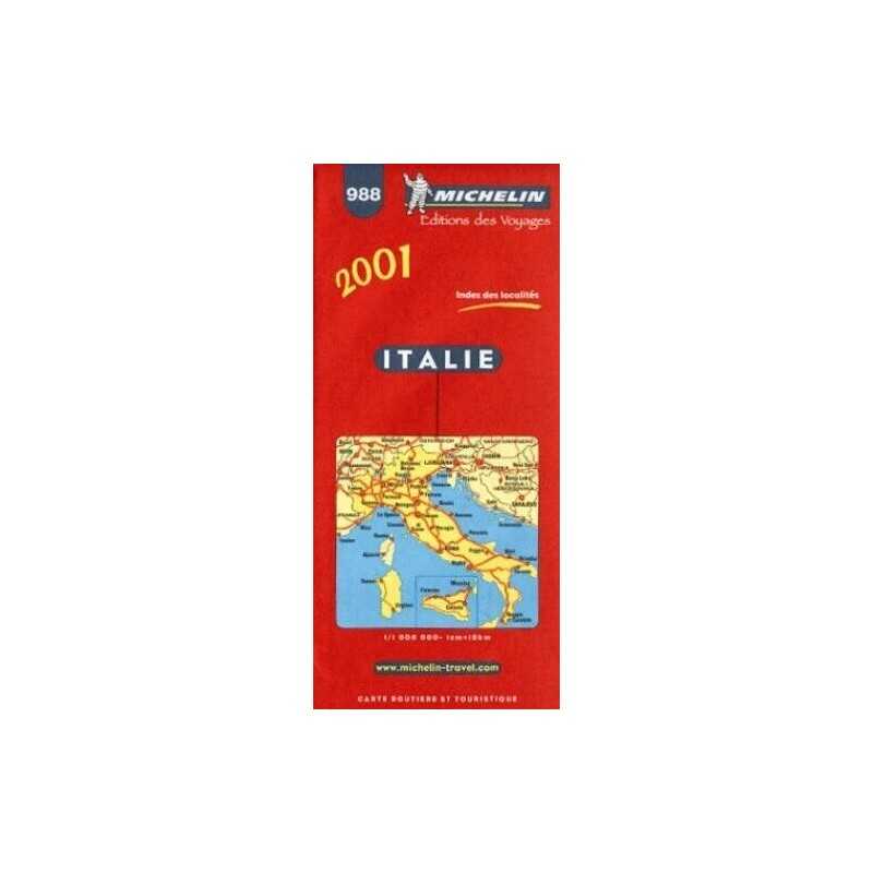 Italy: 988 (Michelin Country Maps) Sheet map, folded Book