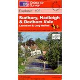 Sudbury, Hadleigh and Dedham Vale by Ordnance Survey Sheet map, folded Book The