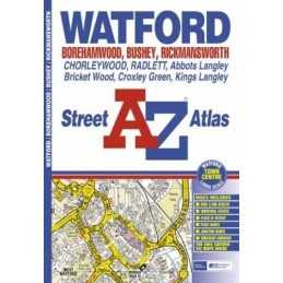 A-Z Watford Street Atlas by Various Paperback Book