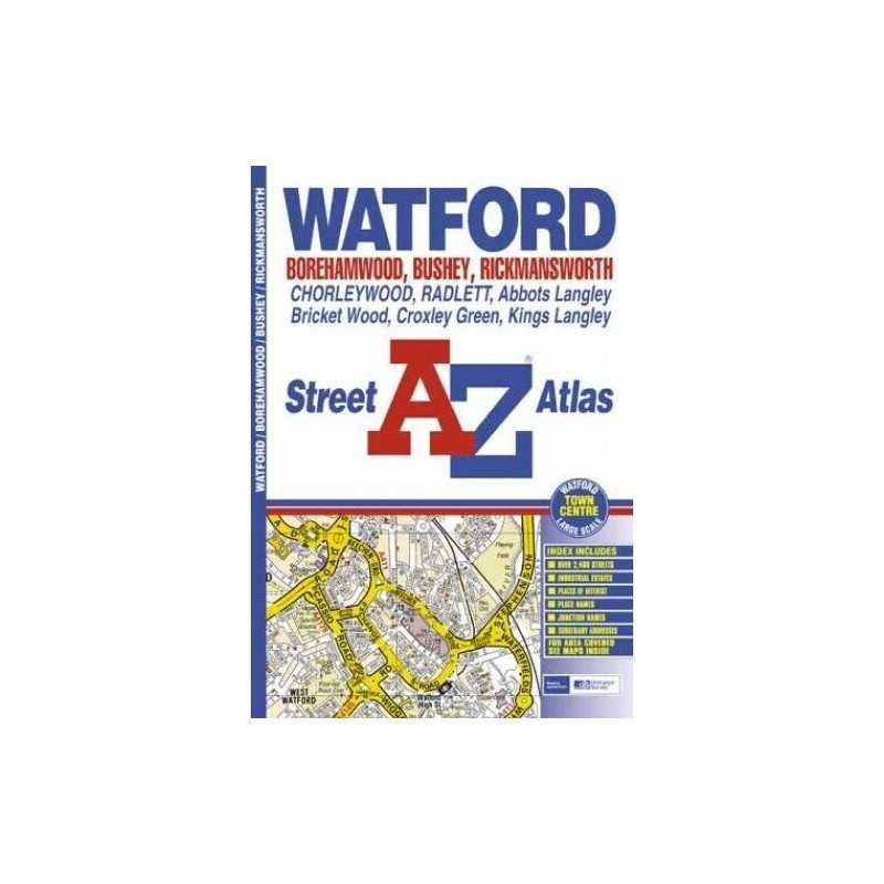 A-Z Watford Street Atlas by Various Paperback Book