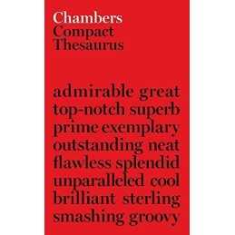 Chambers Compact Thesaurus by Chambers Hardback Book