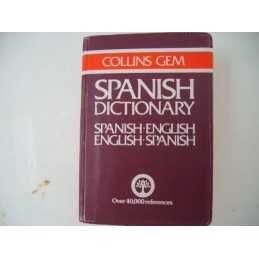 Spanish-English, English-Spanish Dictionary (Gem Dictionaries) Paperback Book