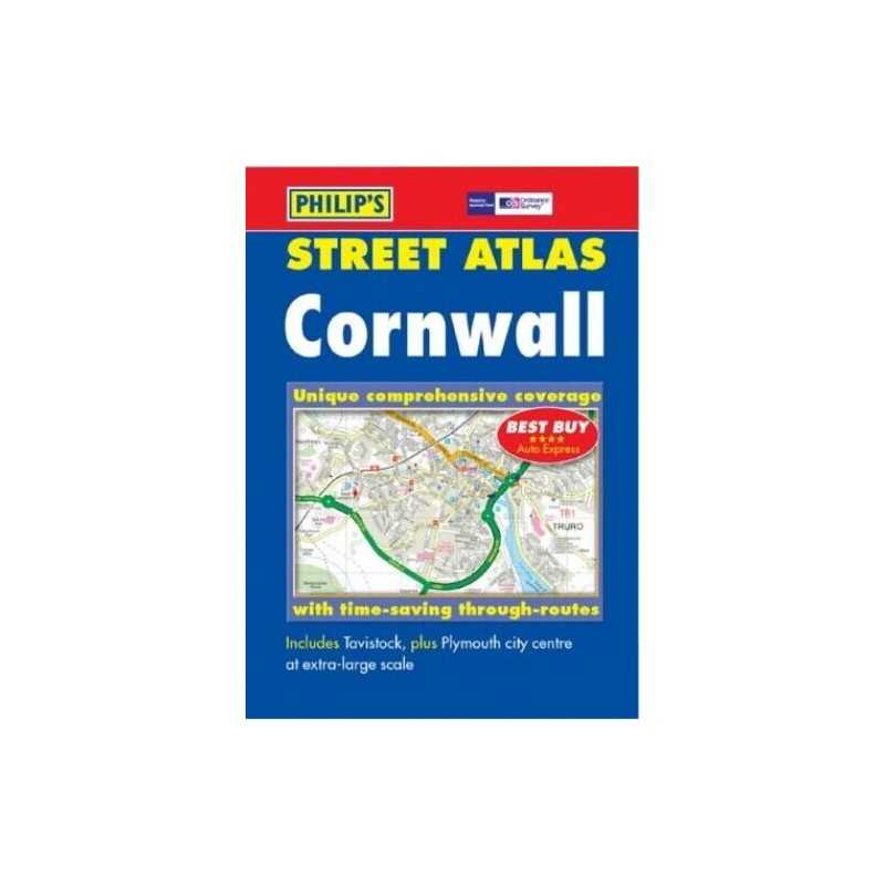 Street Atlas Cornwall by Anon. Spiral bound Book