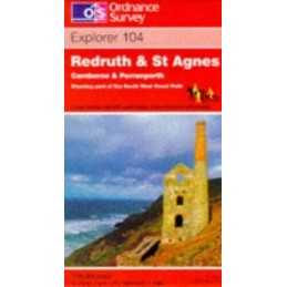 Redruth and St.Agnes, Camborne and Perra... by Ordnance Survey Sheet map, folded