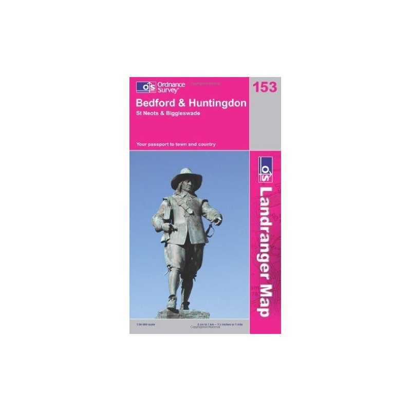 Bedford, Huntingdon, St. Neots and Biggl... by Ordnance Survey Sheet map, folded