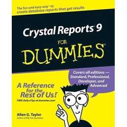 Crystal Reports9 For Dummies by Taylor, Allen G. Paperback Book  Fast
