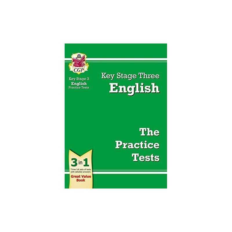 KS3 English Practice Tests (CGP KS3 Practice Papers) by CGP Books Paperback The