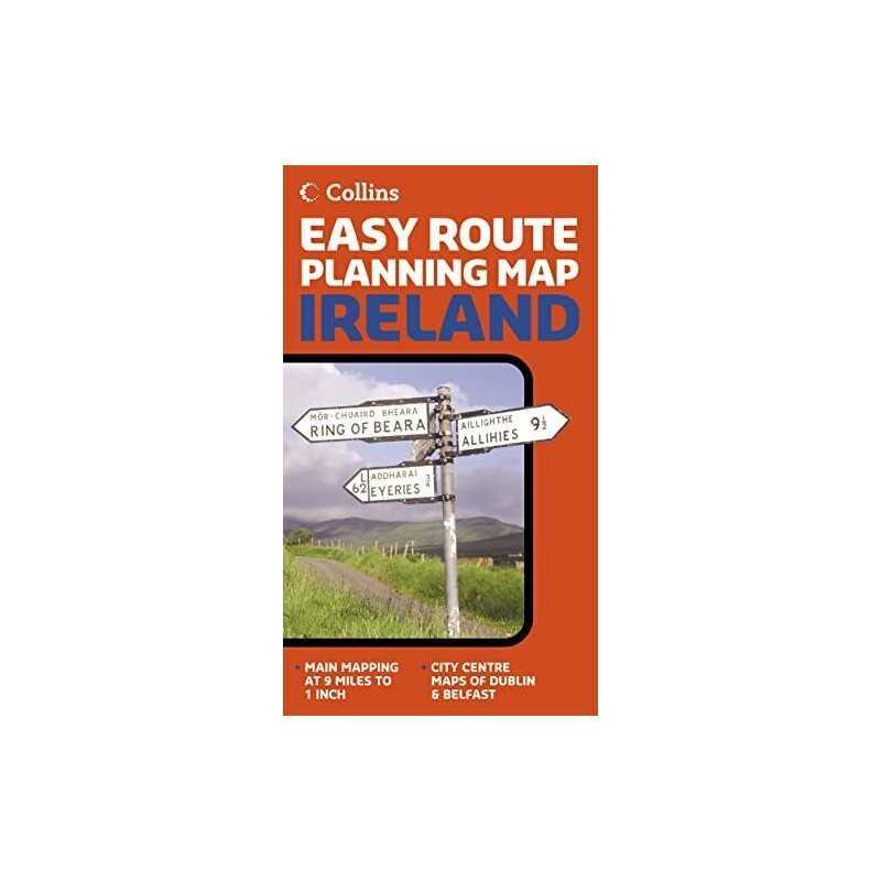 Easy Route Planning Map ? Ireland (Route Planning Ma... Sheet map, folded Book