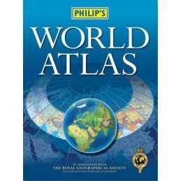 Philips World Atlas Paperback by Philips Maps Hardback Book  Fast