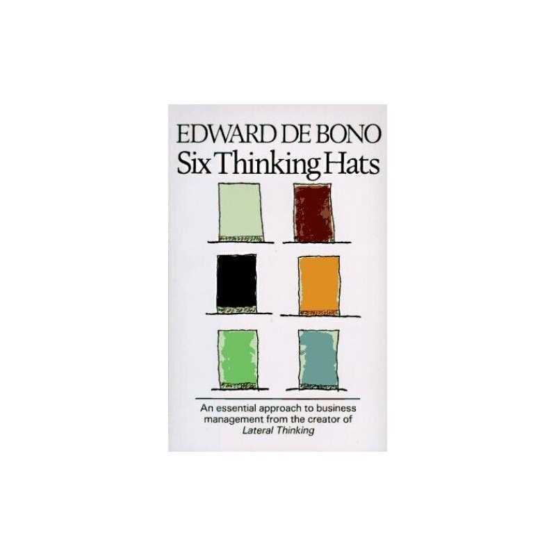 Six Thinking Hats by DE BONO Hardback Book