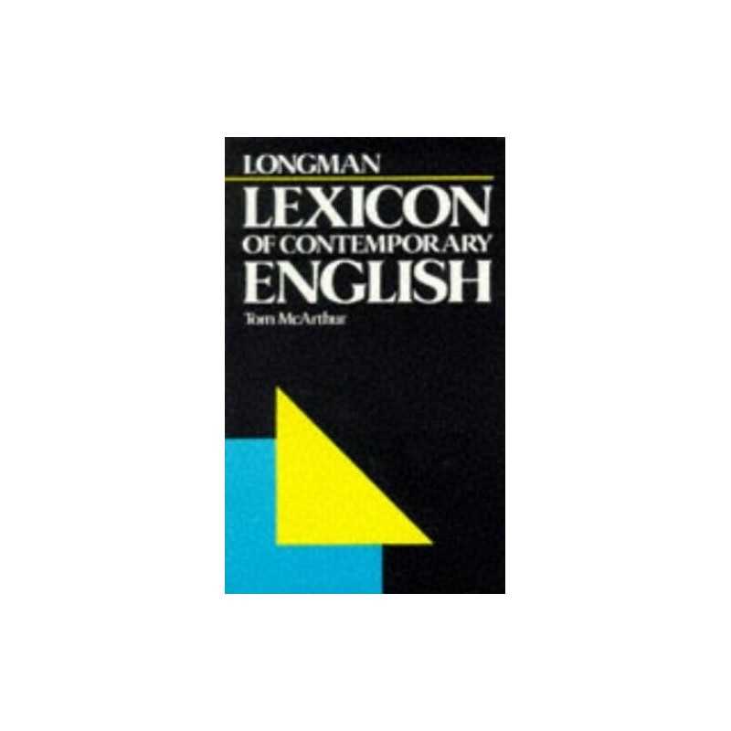 Longman Lexicon of Contemporary English (ELT) Paperback Book