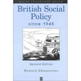 British Social Policy Since 1945 (Making Con... by Glennerster, Howard Paperback