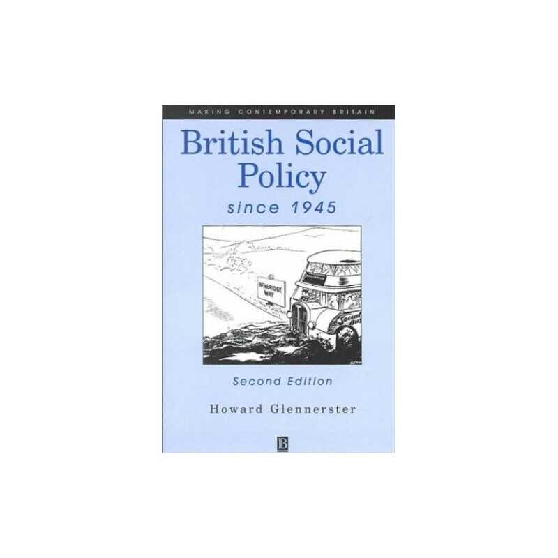 British Social Policy Since 1945 (Making Con... by Glennerster, Howard Paperback
