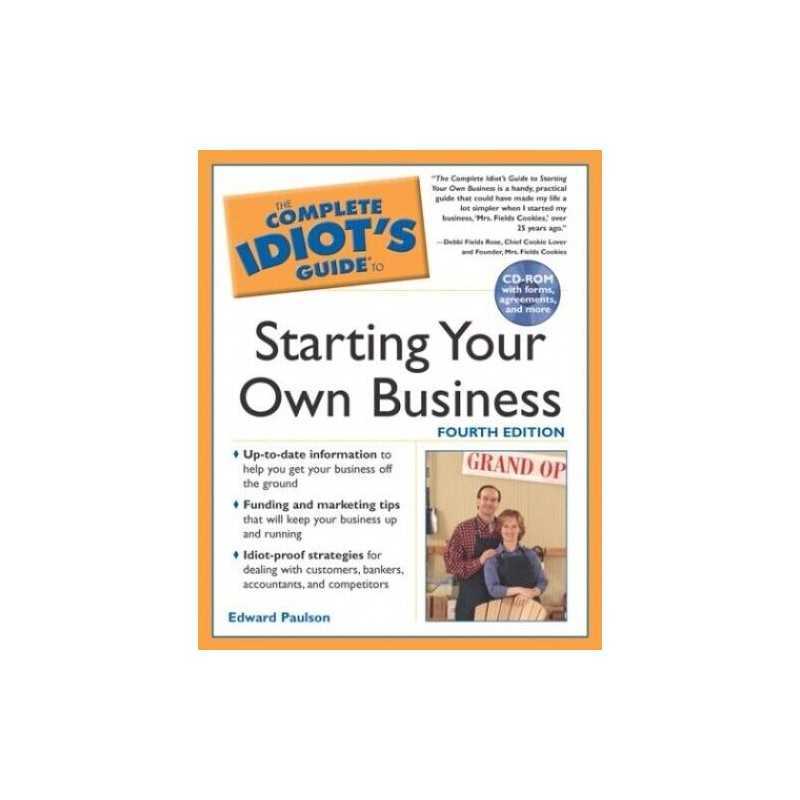 Complete Idiots Guide to Starting Your..., Alpha Books