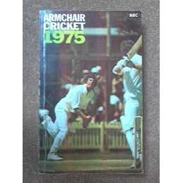 Armchair Cricket 1975 Paperback Book