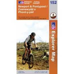 Newport and Pontypool (Explorer Maps) (O... by Ordnance Survey Sheet map, folded
