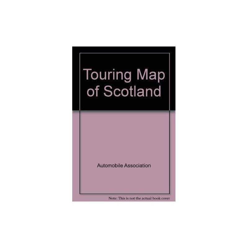 Touring Map of Scotland by Automobile Association Hardback Book  Fast