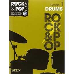 Trinity Rock & Pop Exams: Drums Grade 1 (With free Audio CD): Drum... by Various