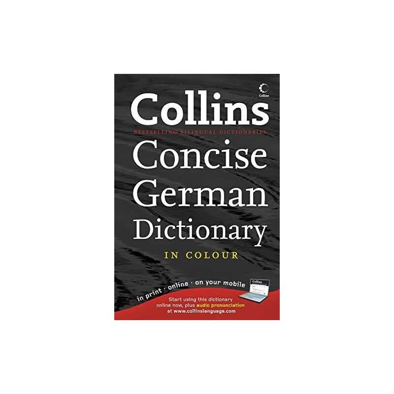 Collins Concise - Collins Concise German Dictionary by . Hardback Book