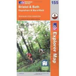 Bristol and Bath (OS Explorer Map Series) by Ordnance Survey Sheet map, folded