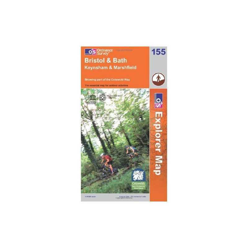 Bristol and Bath (OS Explorer Map Series) by Ordnance Survey Sheet map, folded