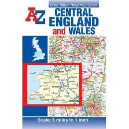 Cen. Eng. & Wales Road Map (A-Z Road Map) by Geographers A-Z Map Company Ltd The