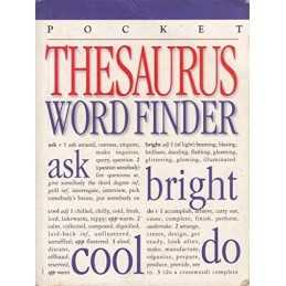 Thesaurus Word Finder (Pocket dictionary) by Hazell, Rebecca Paperback Book The