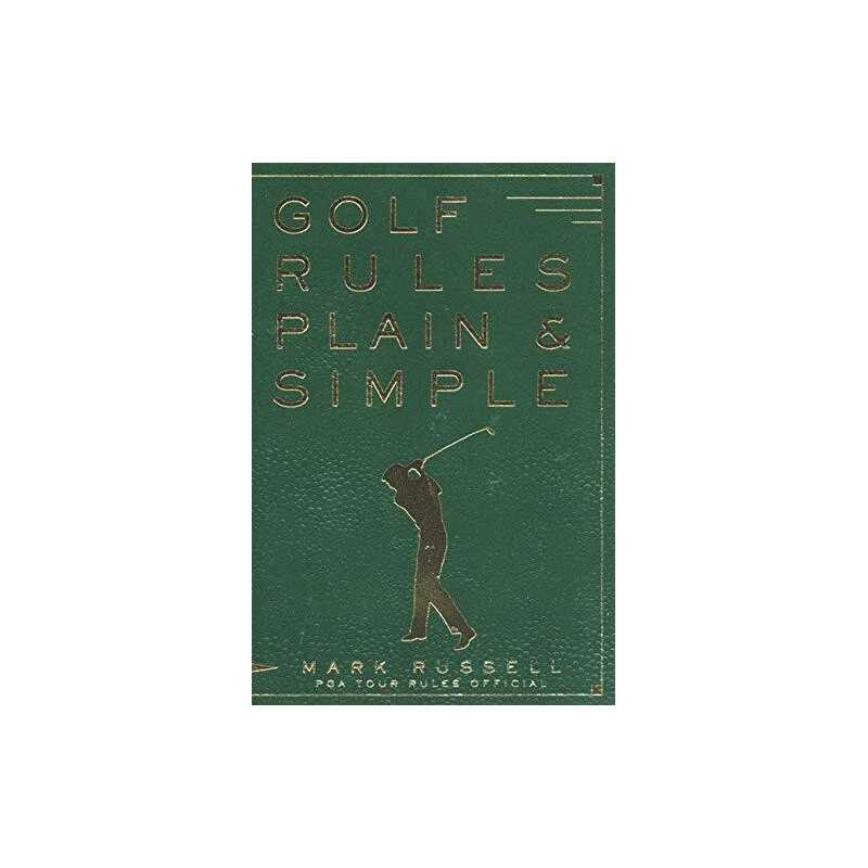 Golf Rules Plain and Simple by Russell, M Paperback Book