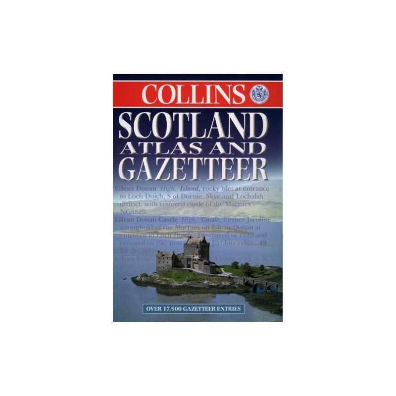 Scotland Atlas and Gazetteer by England) Collins Hardback Book  Fast