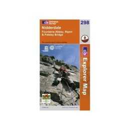 Nidderdale OS Explorer Map 298 by Ordnance Survey Sheet map, folded Book The