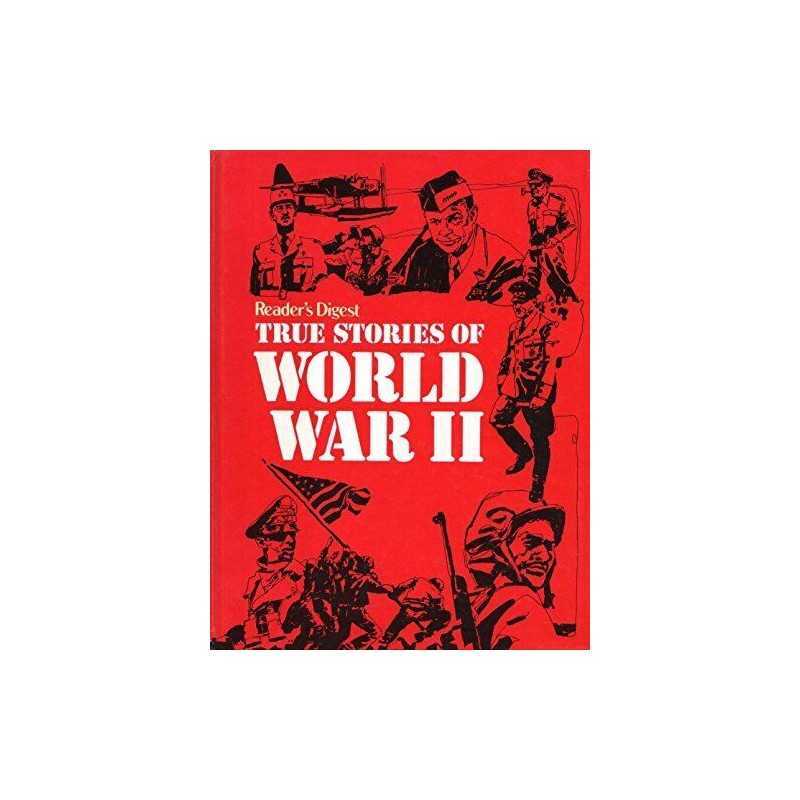 True Stories of World War II by Readers Digest Hardback Book  Fast