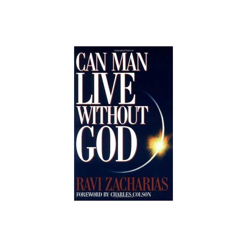 Can Man Live without God by Zacharias, Ravi Paperback Book