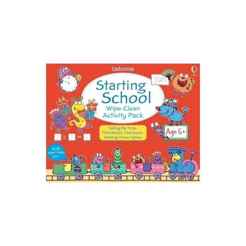 Starting School Wipe-Clean Activity Pack by Not Known Book