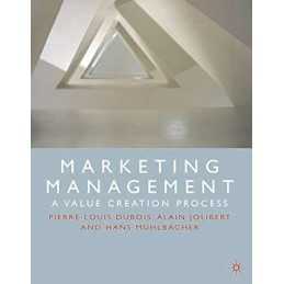 Marketing Management: A Value-Creation Proc... by Muhlbacher, Profess Paperback