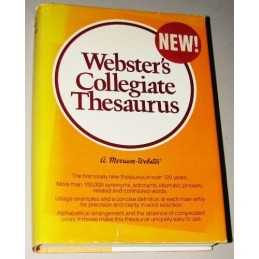 Websters Collegiate Thesaurus by A.Merriam-Webster Hardback Book  Fast