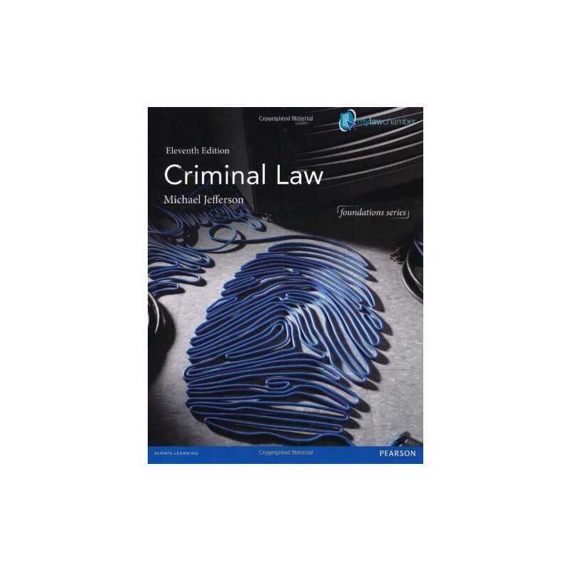 Criminal Law (Foundations) Premium Pack (Foundation Stu... by Jefferson, Michael