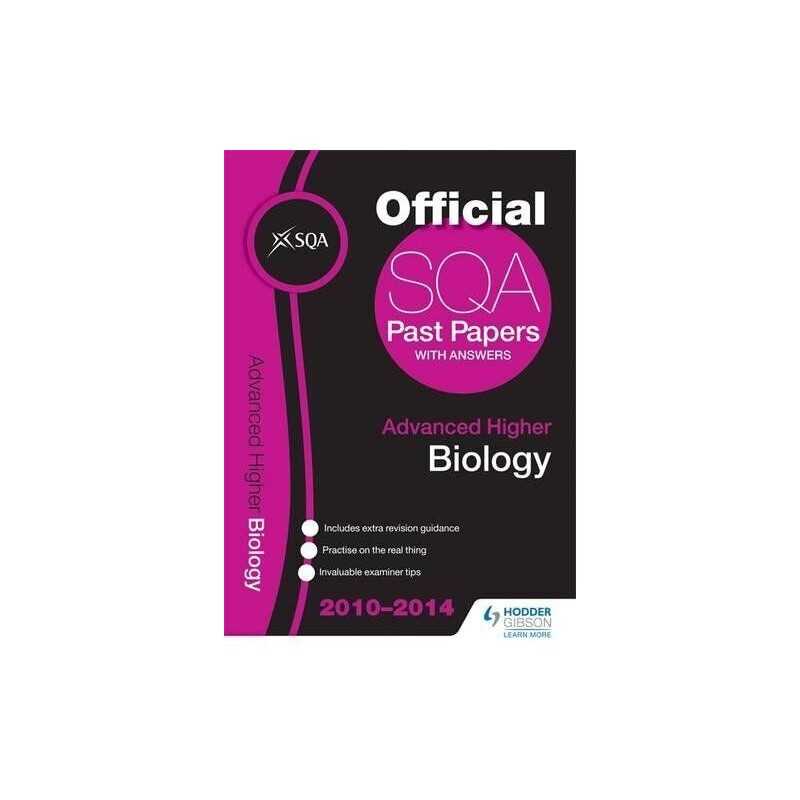 SQA Past Papers 2014-2015 Advanced Higher Biology by SQA Book  Fast