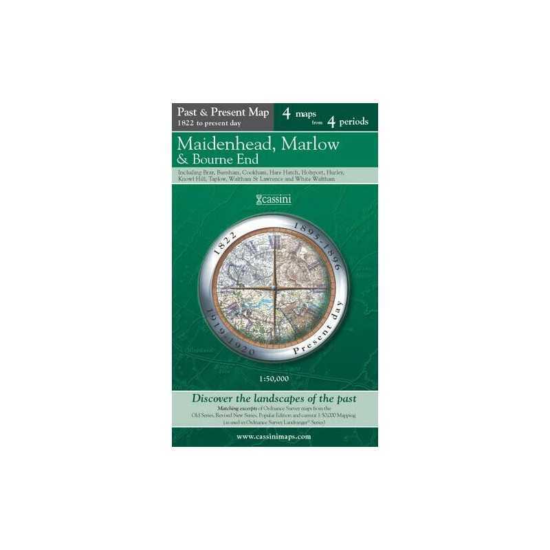 Maidenhead, Marlow and Bourne End (MMB) (Cassini... by unknown Sheet map, folded