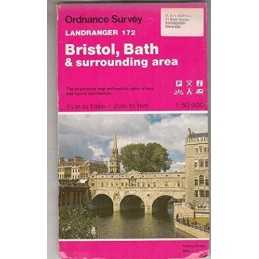 Landranger Maps: Bristol, Bath and Surro... by Ordnance Survey Sheet map, folded