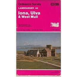 Iona, Ulva and West Mull (Landranger Maps) by Ordnance Survey Sheet map, folded