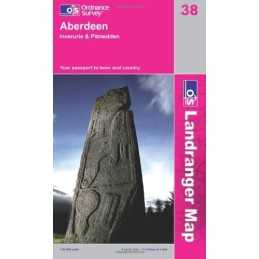 Aberdeen, Inverurie and Pitmedden (OS La... by Ordnance Survey Sheet map, folded
