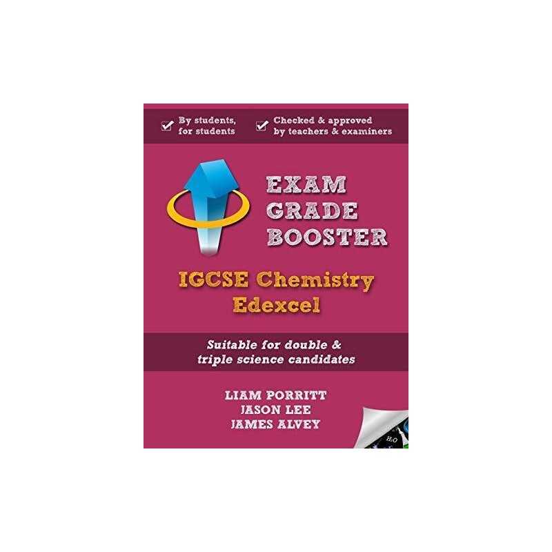 Exam Grade Booster: IGCSE Chemistry Edexcel by Alvey, James Book  Fast