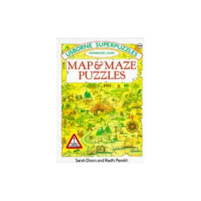 Map and Maze Puzzles (Usborne Superpuzzles S.) by Parekh, Radhi Paperback Book