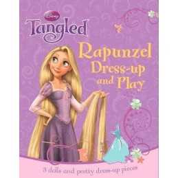 Disney Tangled Dress-Up Book Paperback Book